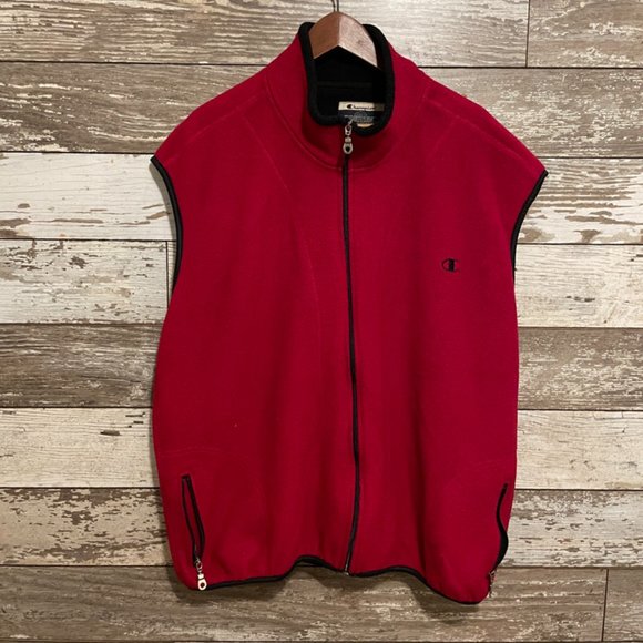 Champion Other - Vintage CHAMPION Fleece Zip Up Vest